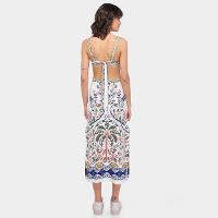 Vestido Farm Midi Sonho Guaraná - 2