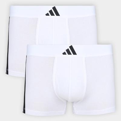 Kit Cueca Boxer Adidas  Baixa Com 2 Peças