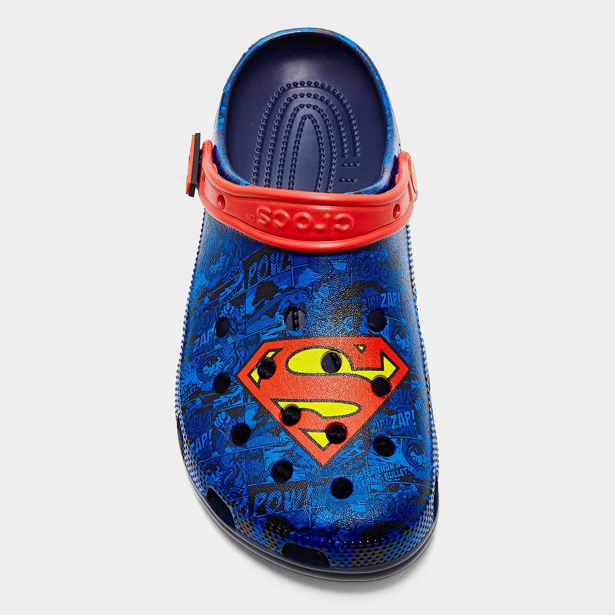 Sandália Crocs Superman Classic Clog Masculina - 4