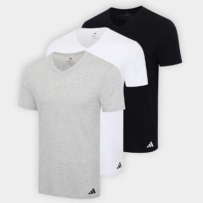 Kit Camiseta Adidas C/3 Peças Masculino