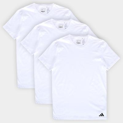 Kit Camiseta Adidas Gola V 3 Peças Masculino