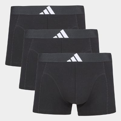 Kit Cueca Boxer Adidas 3 Peças