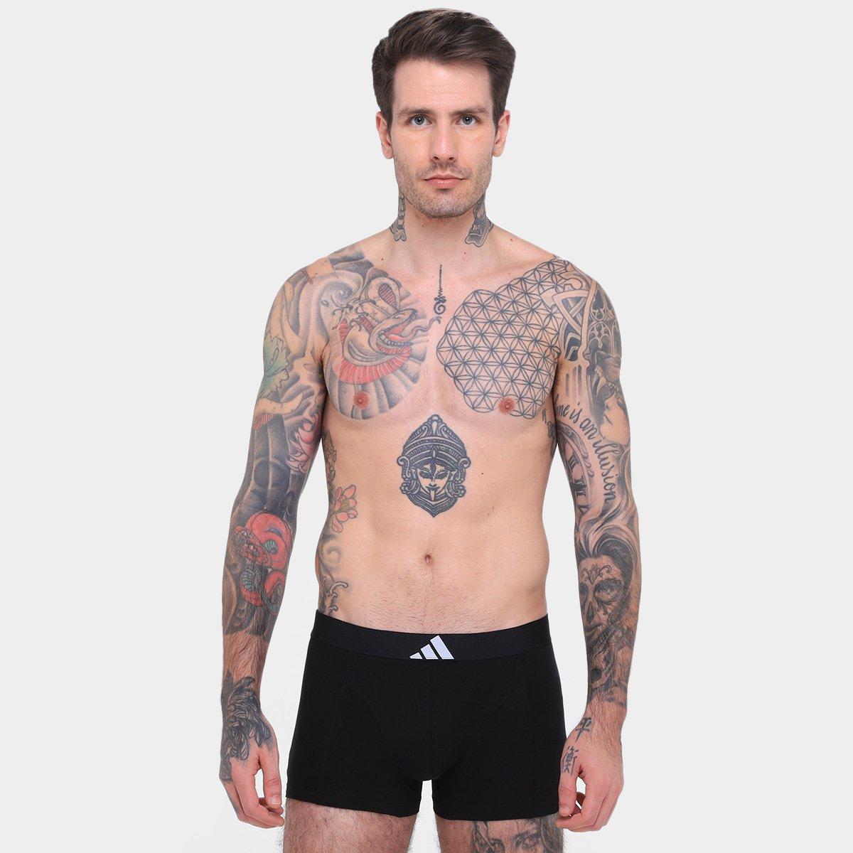 Kit Cueca Boxer Adidas 3 Peças - 2
