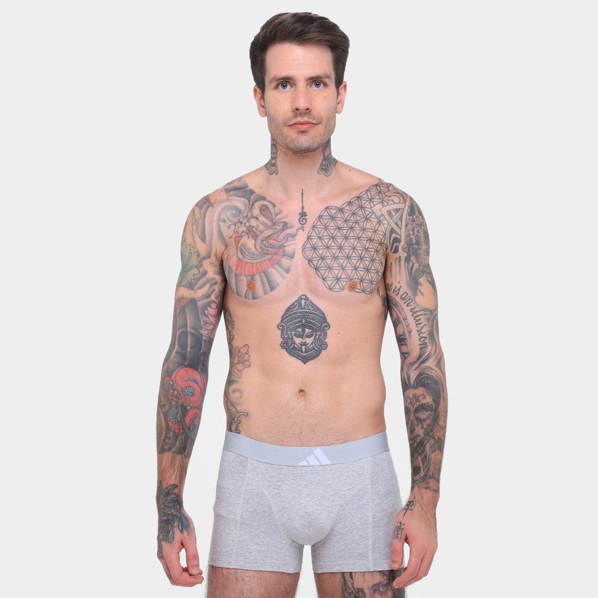 Kit Cueca Boxer Adidas 3 Peças - 4