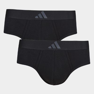 Kit Cueca Slip Adidas Cavada 2 Peças