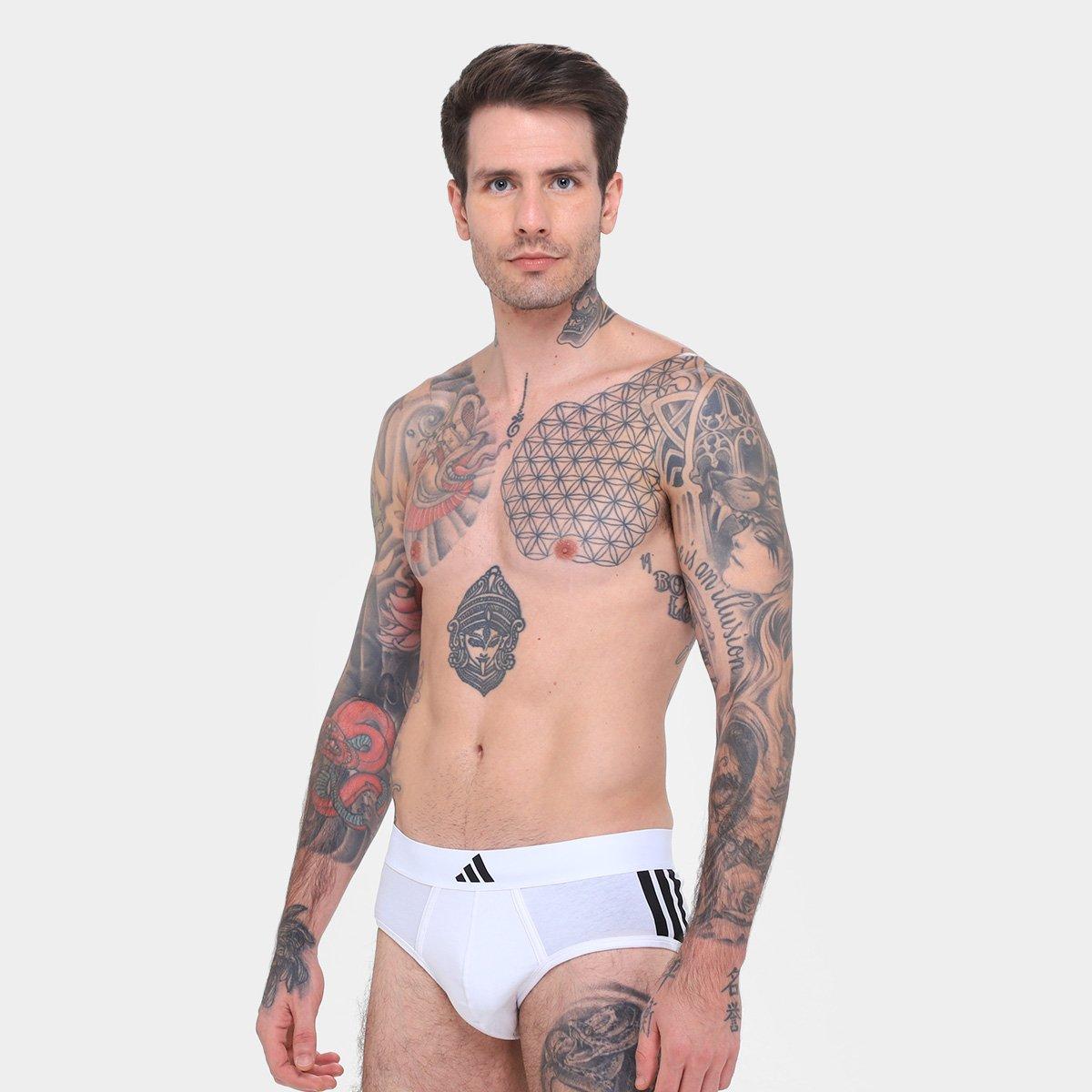 Kit Cueca Slip Adidas Cavada 2 Peças - 2