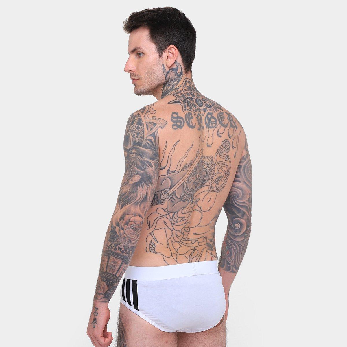 Kit Cueca Slip Adidas Cavada 2 Peças - 3