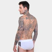 Kit Cueca Slip Adidas Cavada 2 Peças - 3