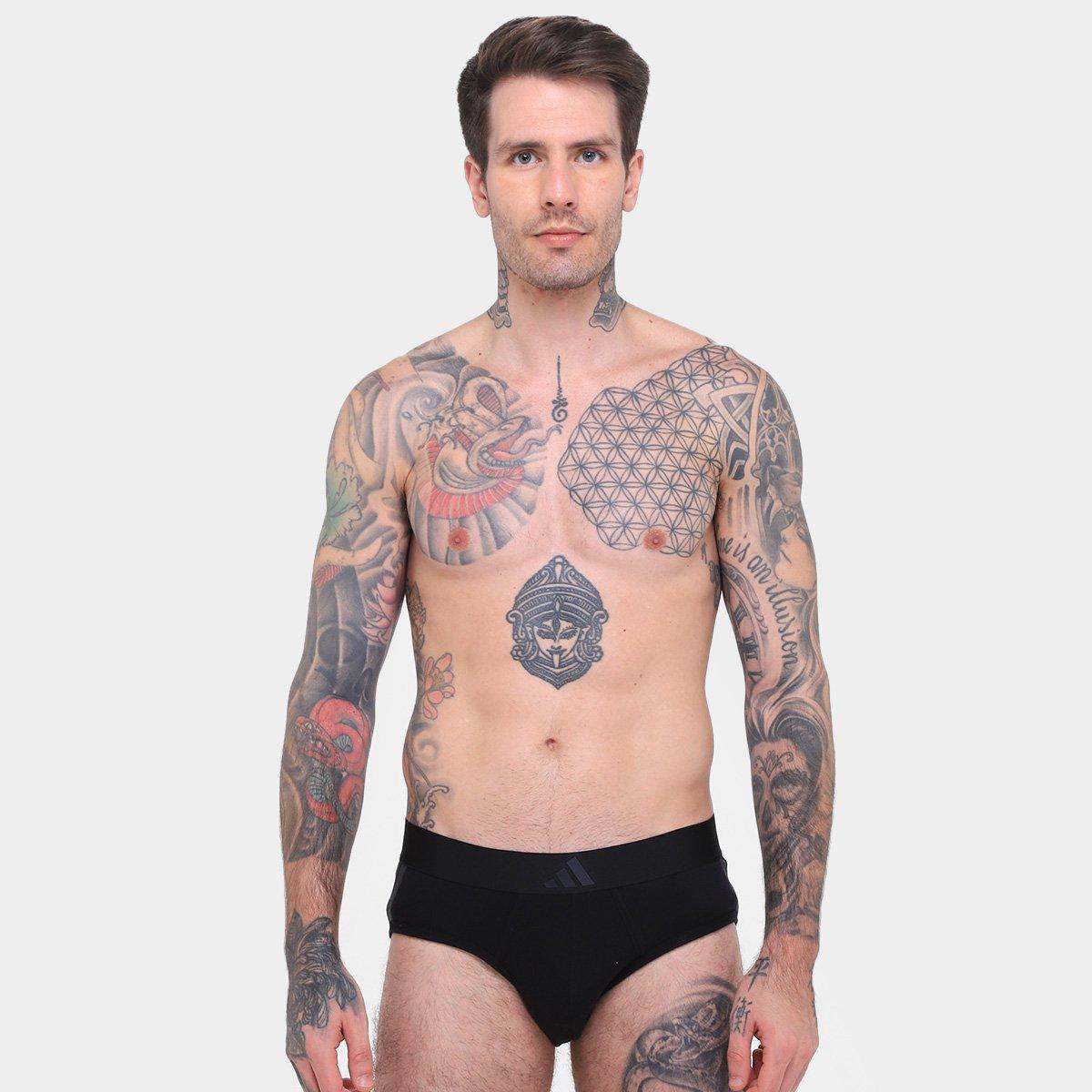 Kit Cueca Slip Adidas Cavada 2 Peças - 2