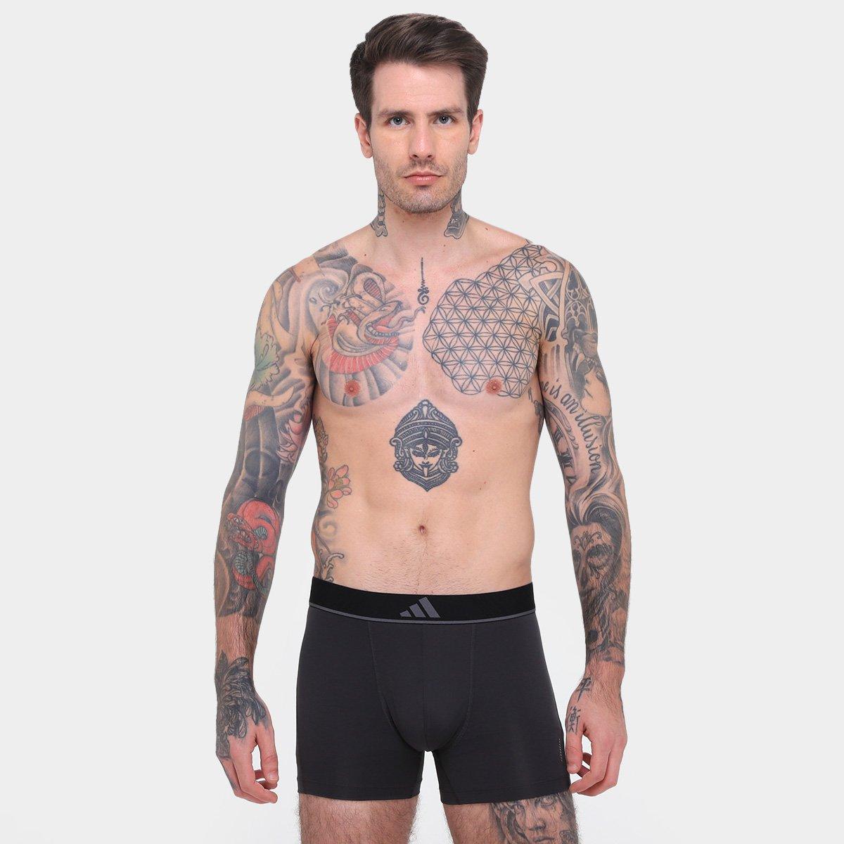 Kit Cueca Boxer Adidas 3 Peças - 5