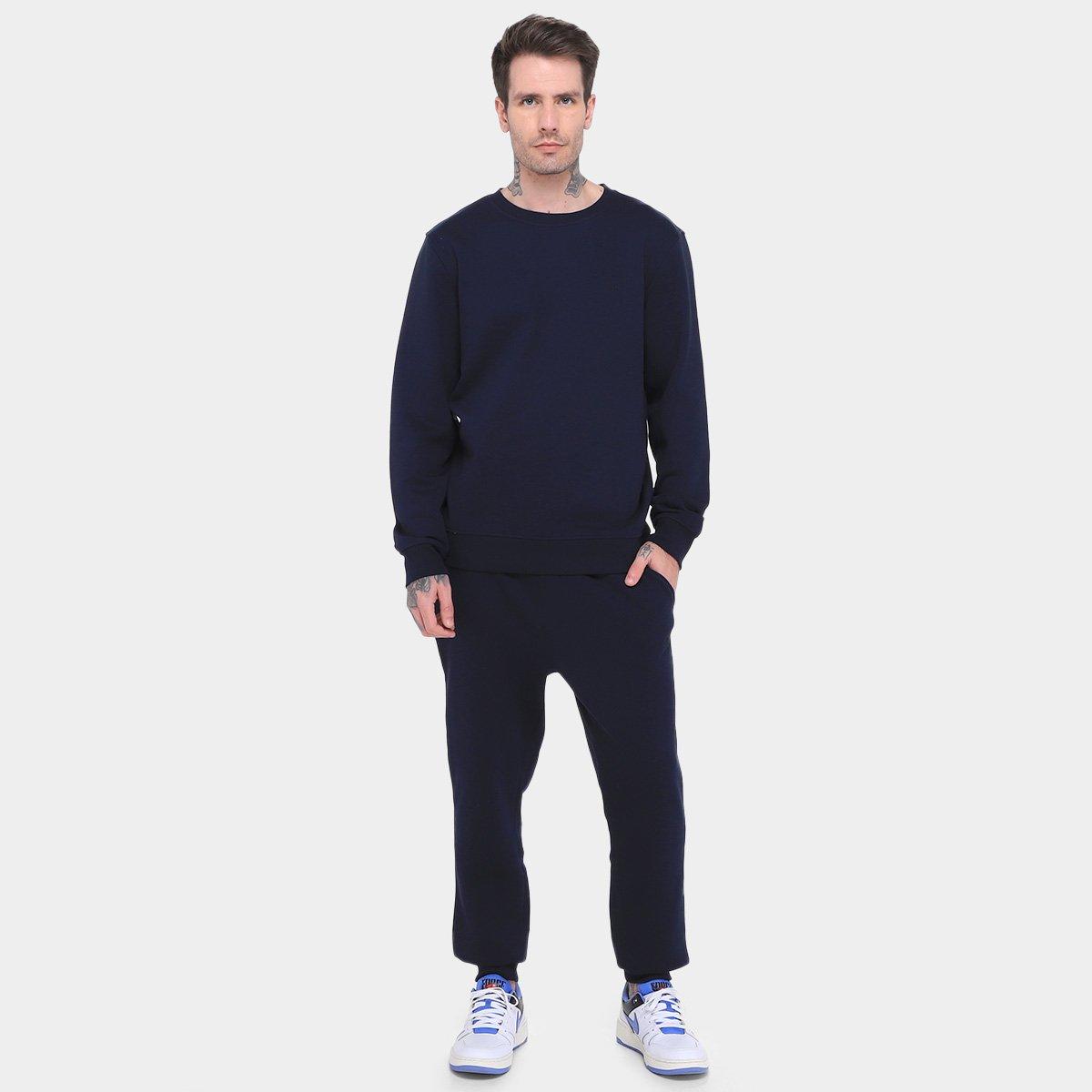 Calça Moletom Calvin Klein Bordado Masculina - 4