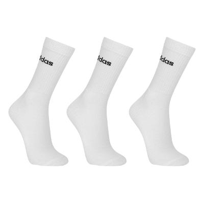 Kit Meia Adidas Cano Alto Com 3 Pares