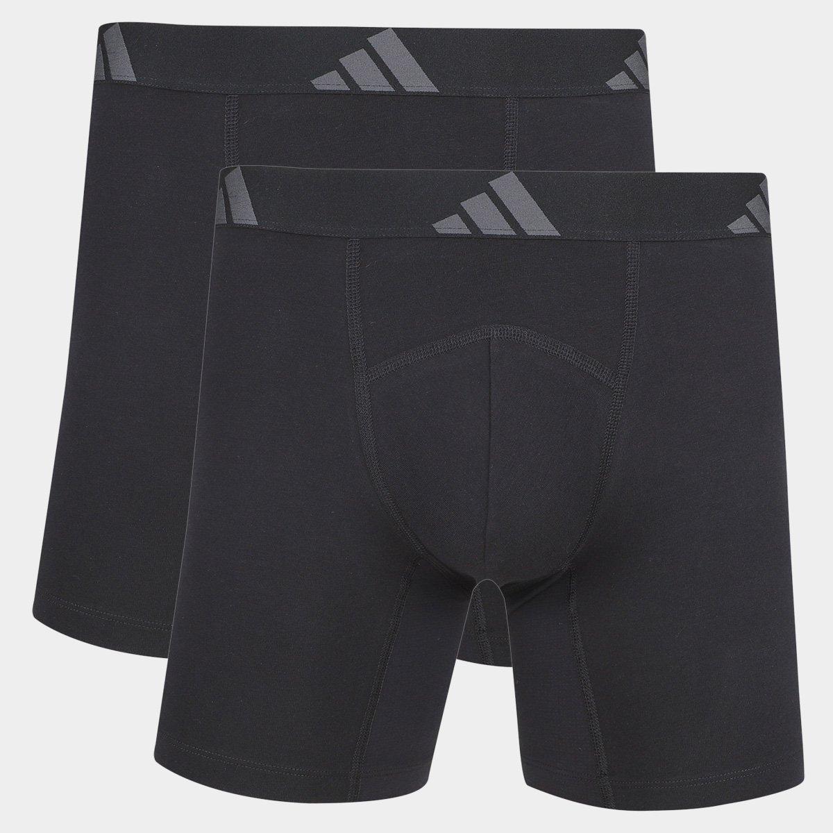 Kit Cueca Boxer Ergonômica Adidas 2 Peças - 1