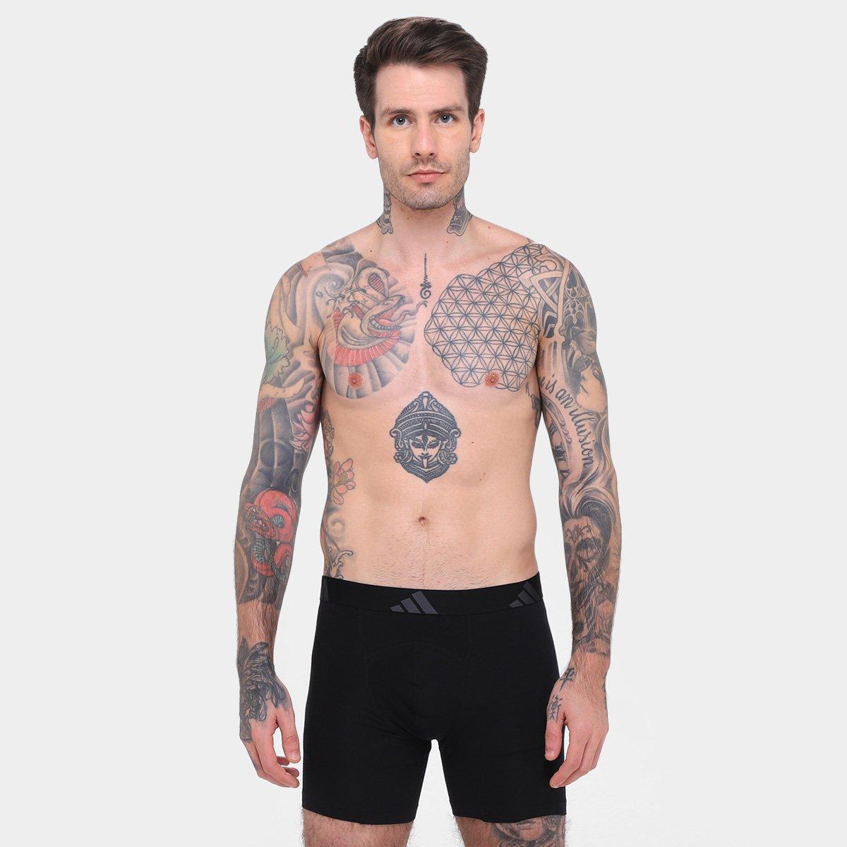 Kit Cueca Boxer Ergonômica Adidas 2 Peças - 2