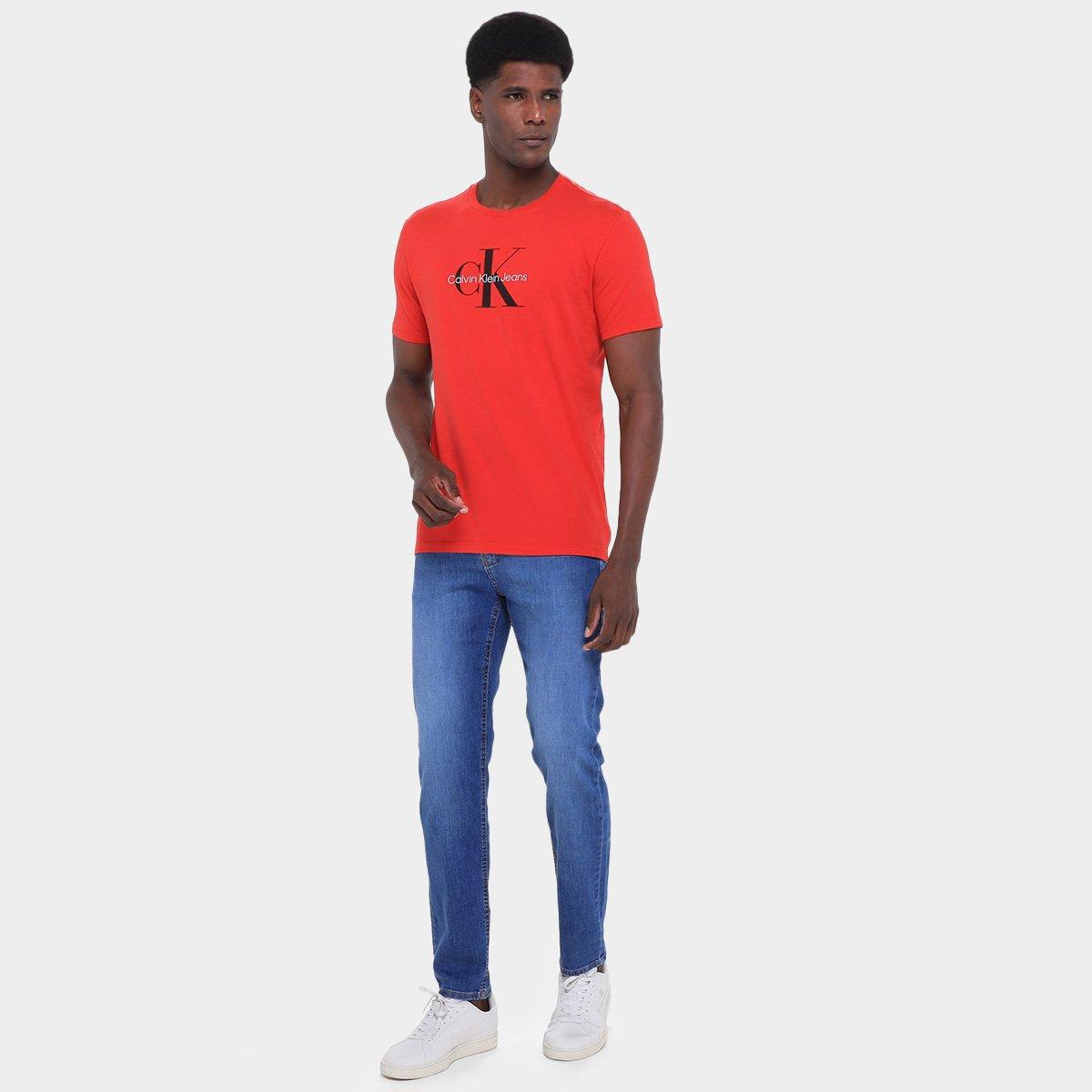 Calça Jeans Calvin Klein Slim 5 Pockets Masculina - 4