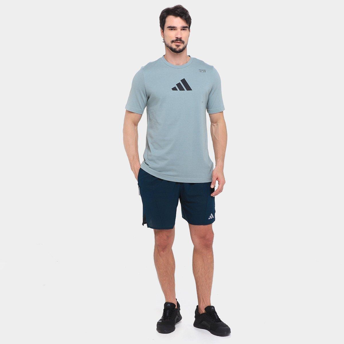 Camiseta Adidas Treino Gráfica Masculina - 4