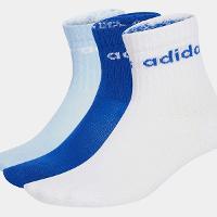 Meia Infantil Adidas Lin Crw Com 3 Pares - 1