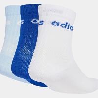 Meia Infantil Adidas Lin Crw Com 3 Pares - 2