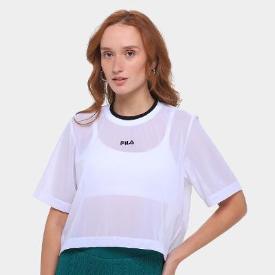 Camiseta Fila Over Letter Sports Feminina