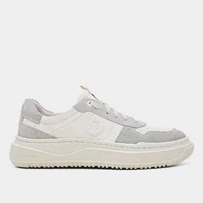 Tênis Couro Democrata Denin Block Feminino