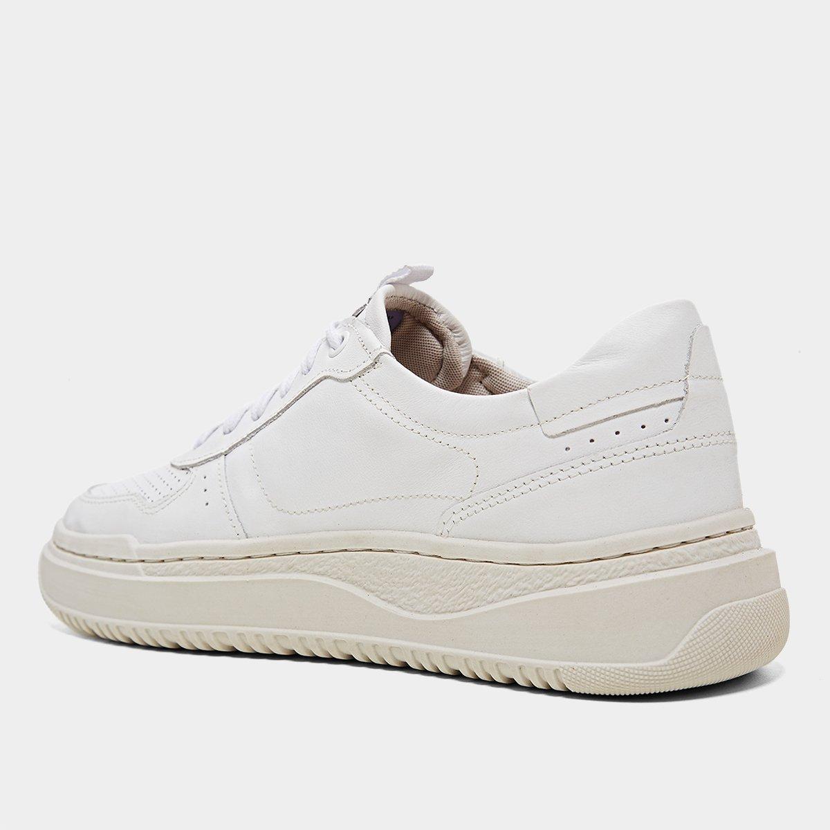 Tênis Couro Democrata Denin Block Feminino - 3