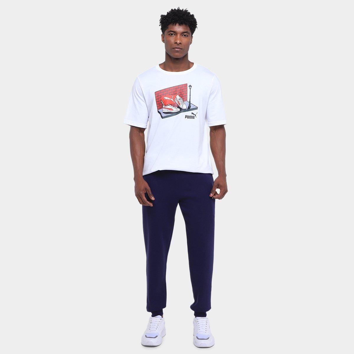 Calça Puma Logo Masculina - 4