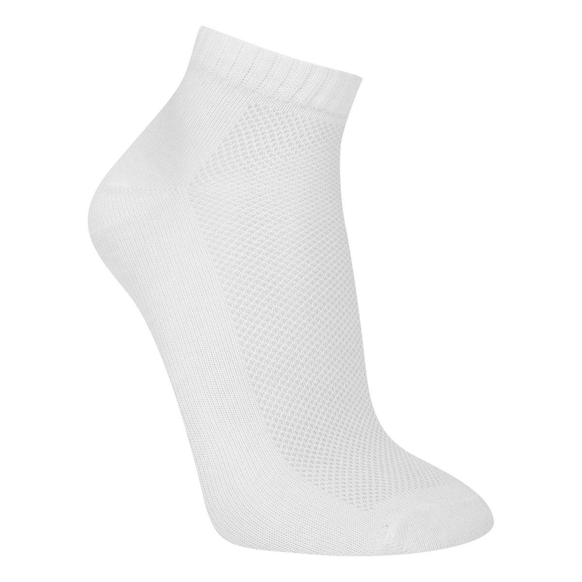 Kit Meia Cano Baixo Cia da Meia 12 Pares Feminina - 3