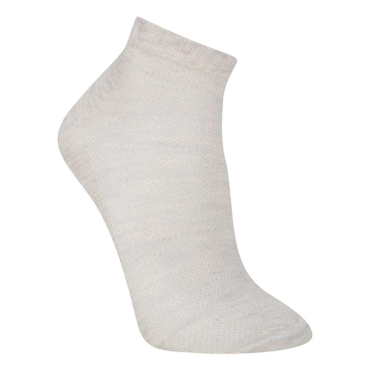 Kit Meia Cano Baixo Cia da Meia 12 Pares Feminina - 4