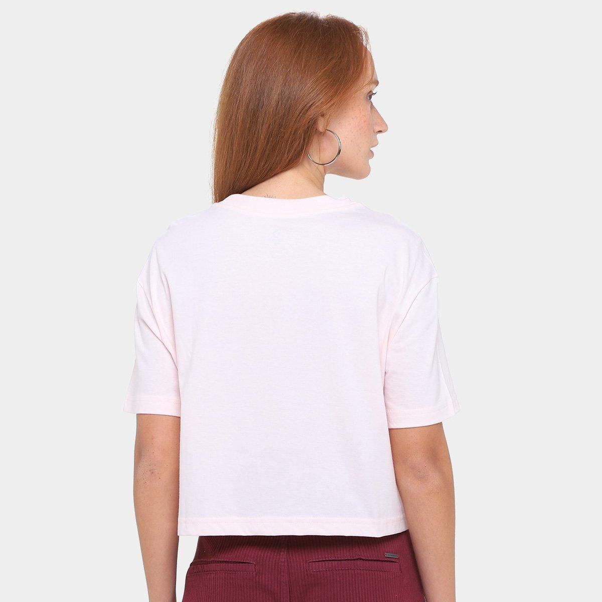 Camiseta Converse Cropped Overs Love Me Feminina - 2