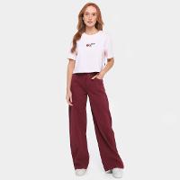 Camiseta Converse Cropped Overs Love Me Feminina - 4