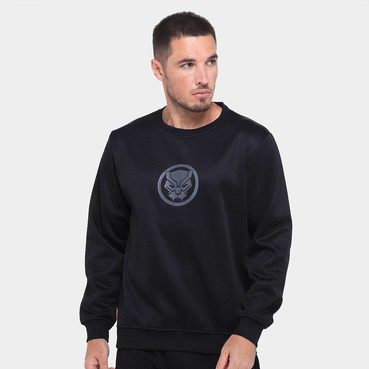 Moletom Mooncity Pantera Negra Masculino - 1