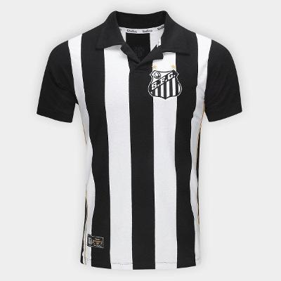 Camisa Polo Santos 2010 Listrada Retrômania Masculina