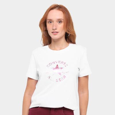 Camiseta Converse Patch Log Fit Feminina