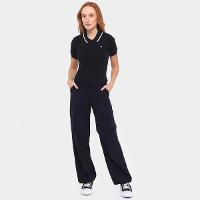 Camiseta Converse Slim Polo Top Feminina - 4