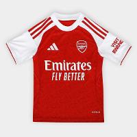 Camisa Infantil Arsenal Home 25/26 s/n Torcedor Adidas - 1