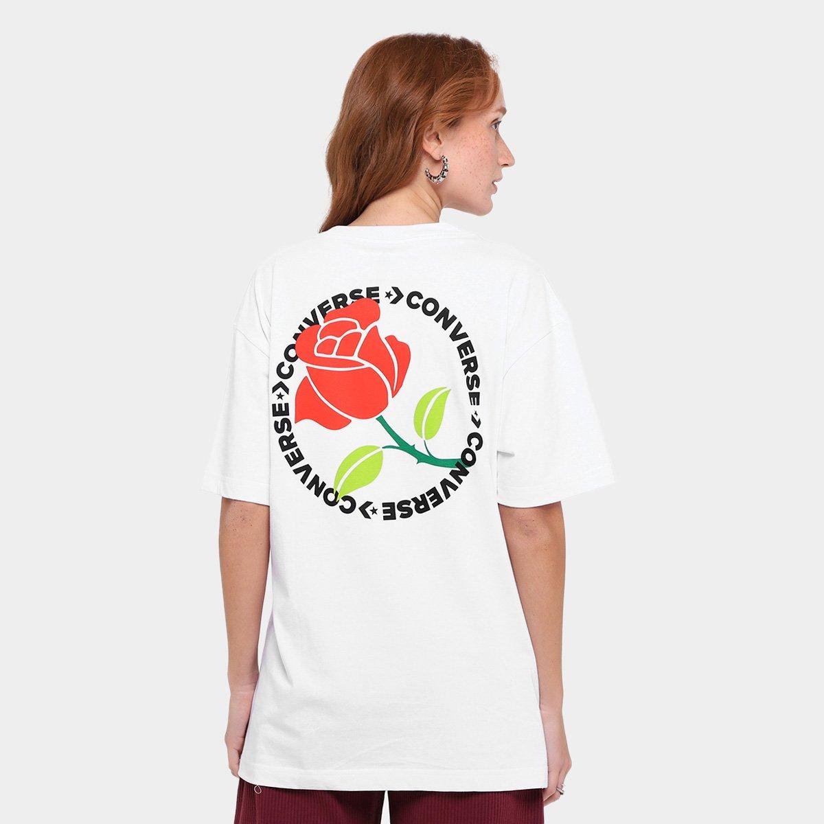 Camiseta Converse Go-To Rose Pock Feminina - 2