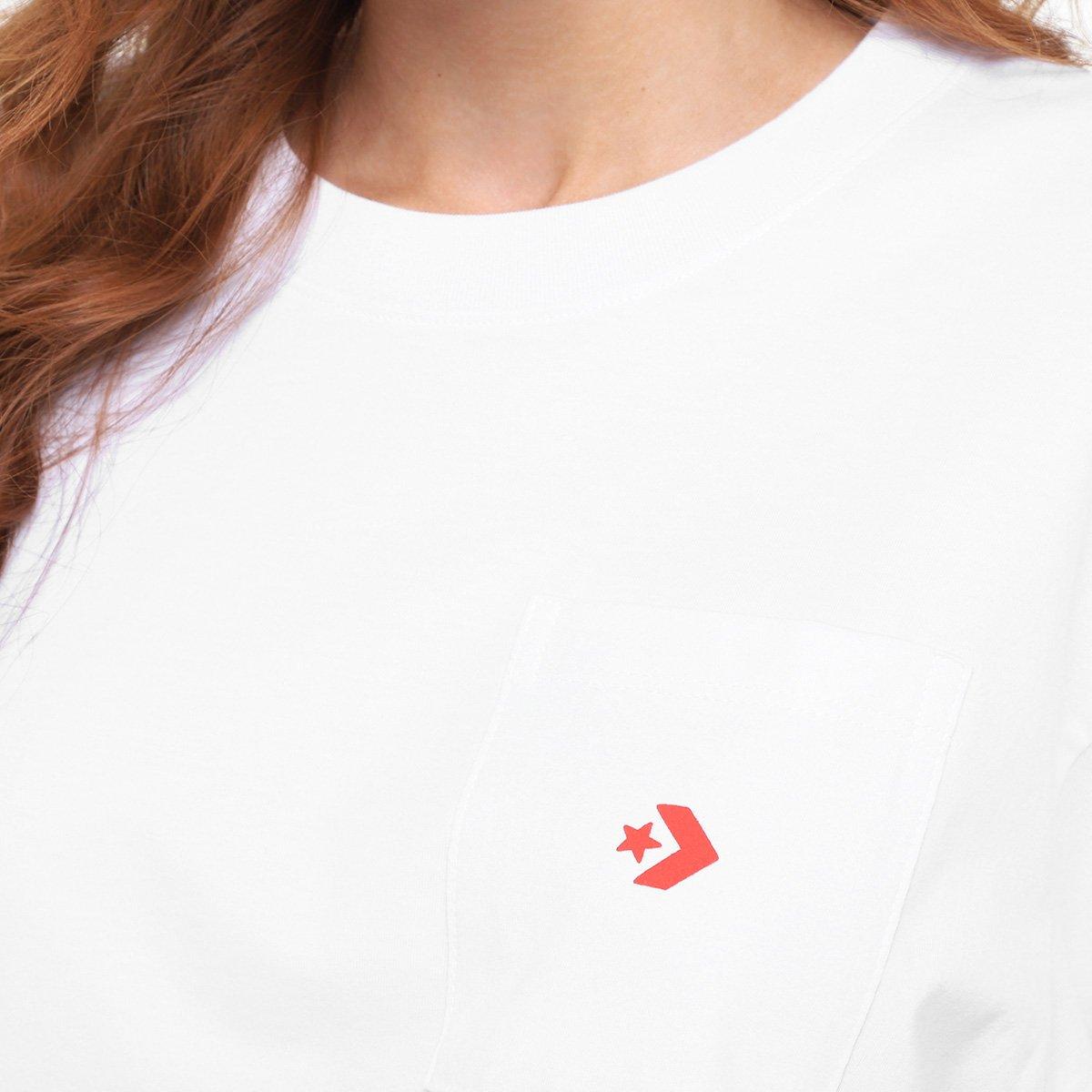 Camiseta Converse Go-To Rose Pock Feminina - 3