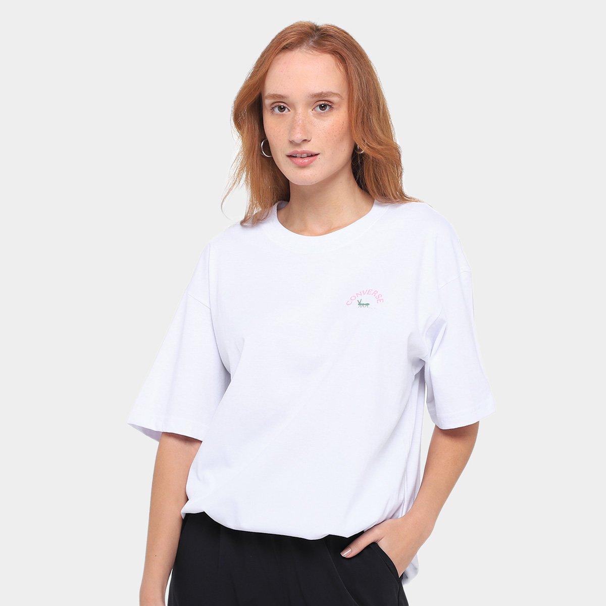 Camiseta Converse Estampada Feminina - 1