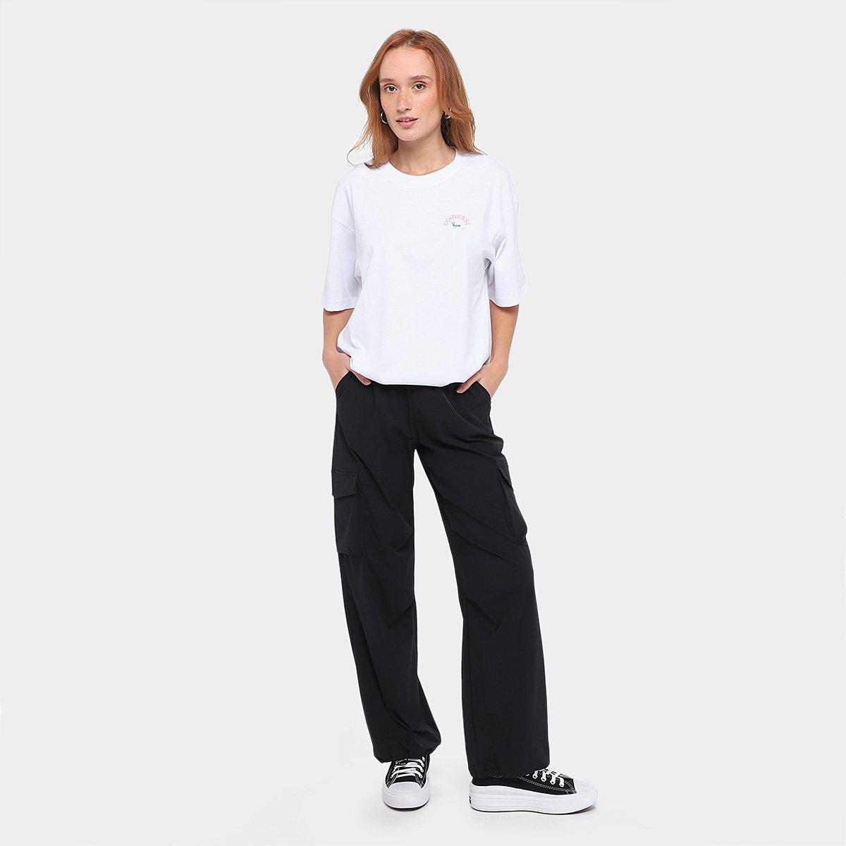 Camiseta Converse Estampada Feminina - 4