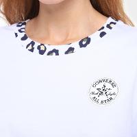 Camiseta Converse Cropped Patch Leopard Feminina - 3