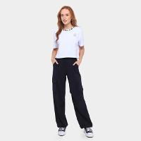 Camiseta Converse Cropped Patch Leopard Feminina - 4