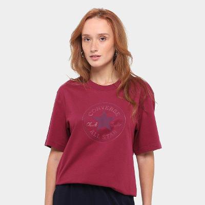 Camiseta Converse Patch Logo Puf Feminina