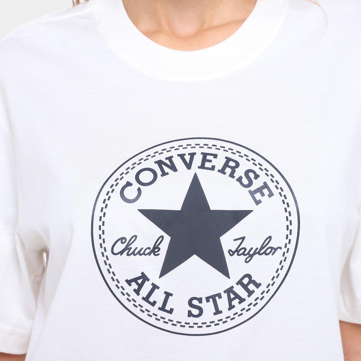 Camiseta Converse Patch Logo Puf Feminina - 3