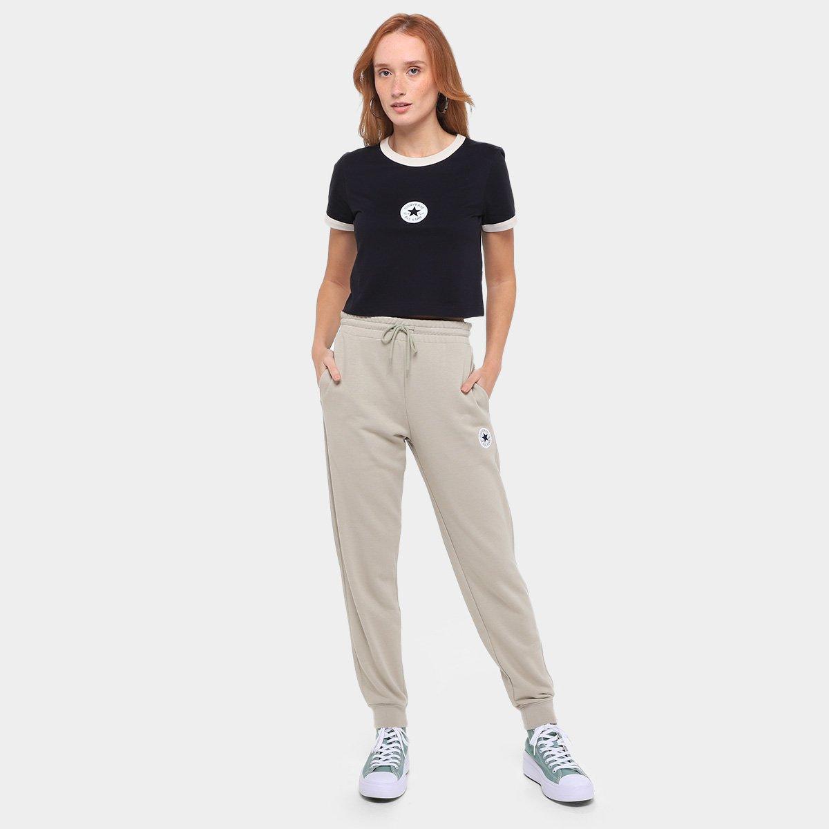 Calça Moletom Converse Go-To Patch Feminina - 4