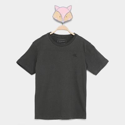 Camiseta Infantil Calvin Klein Bordado Menino