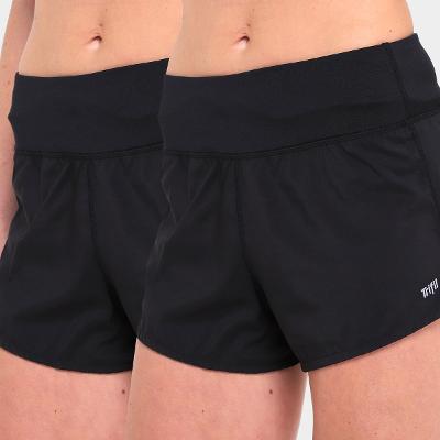 Kit shorts Trifil Academia Treino e Corrida 2 Peças Feminino