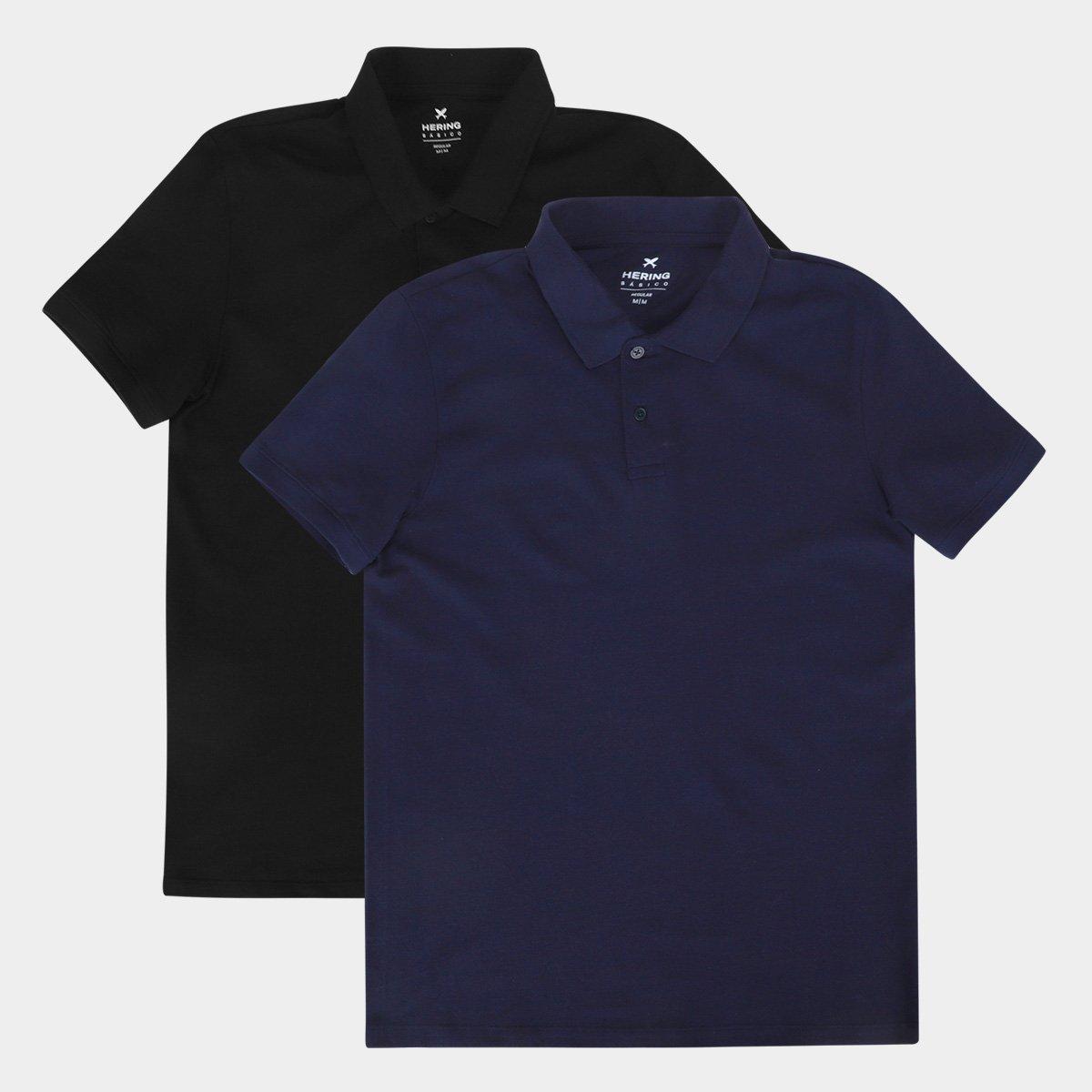 Kit Camisa Polo Hering 2 Peças Masculino - 1