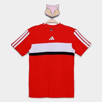 Camiseta Infantil Adidas Tiberio 3 Stripes