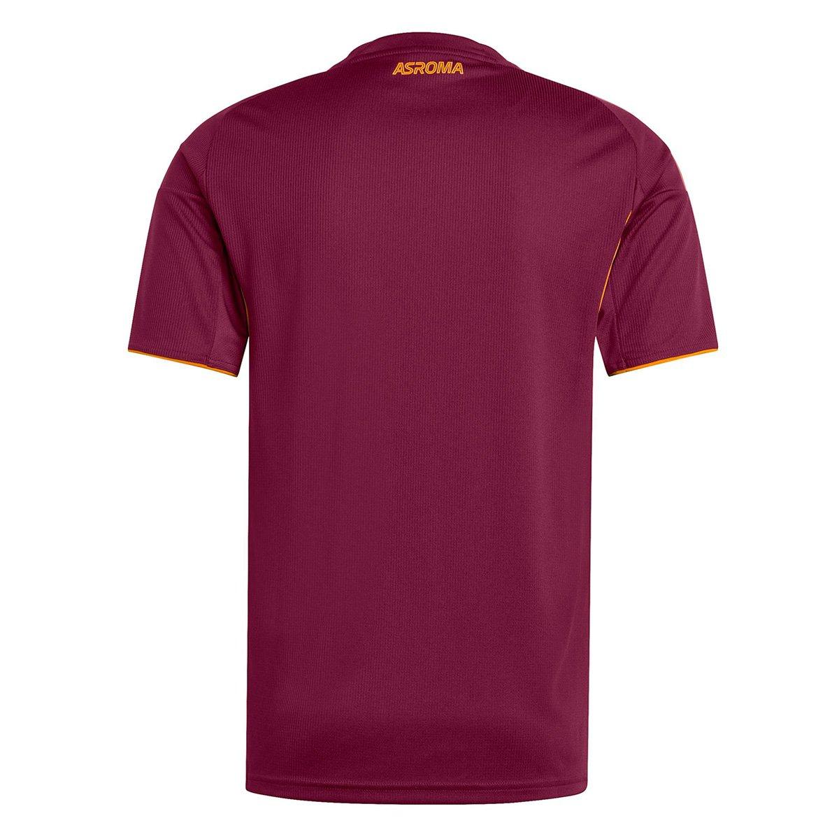 Camisa Roma Home 25/26 s/n Torcedor Adidas Masculina - 2