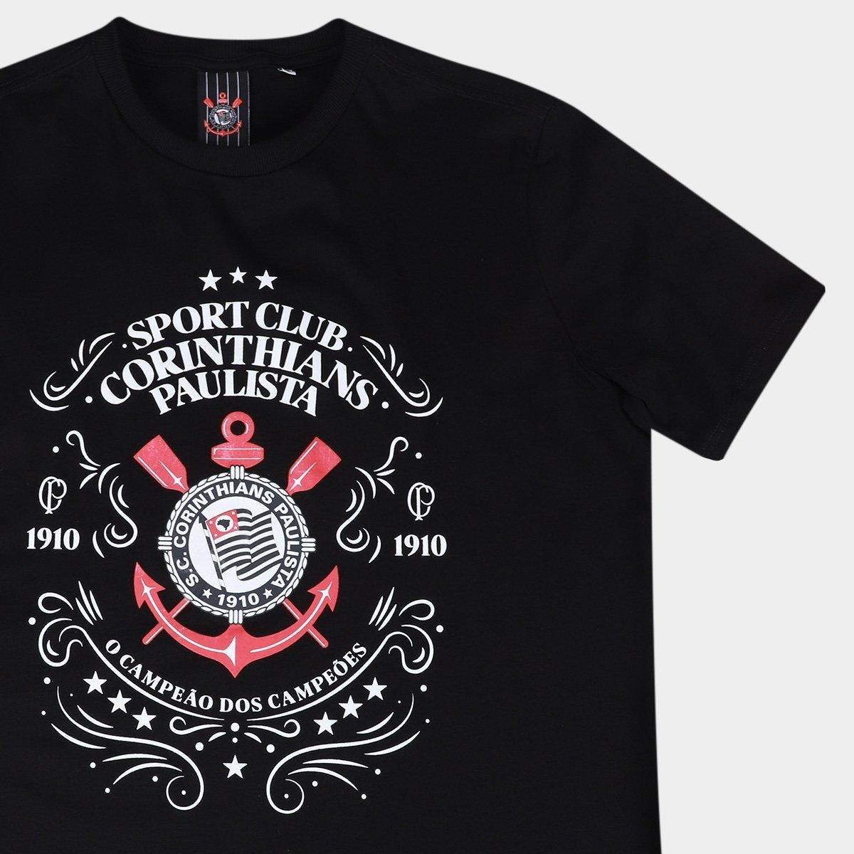 Camiseta Corinthians Masculina - 4